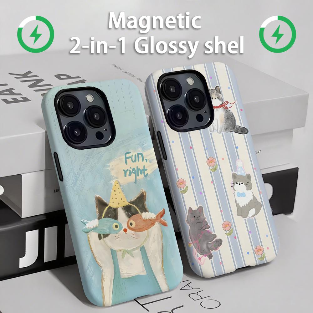 Phone Cases Store - Cute cats and dogs Phone Case