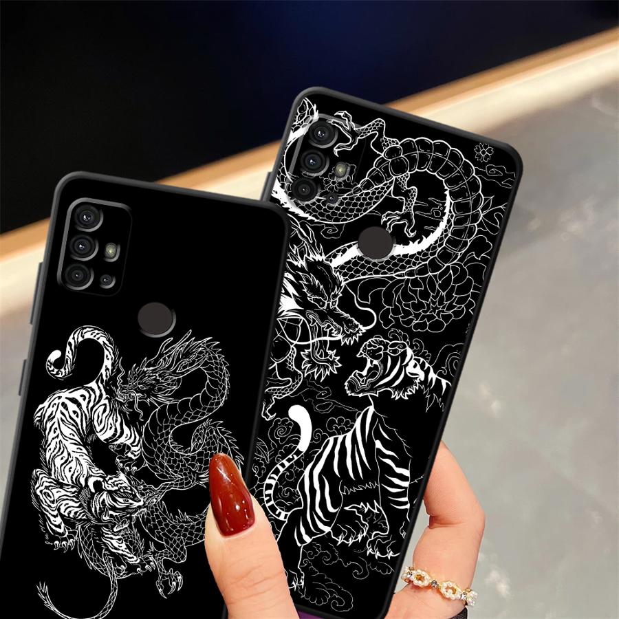 Dragon Tiger Sketch Case for M - Phone Cases Motorola ulasan dan harga
