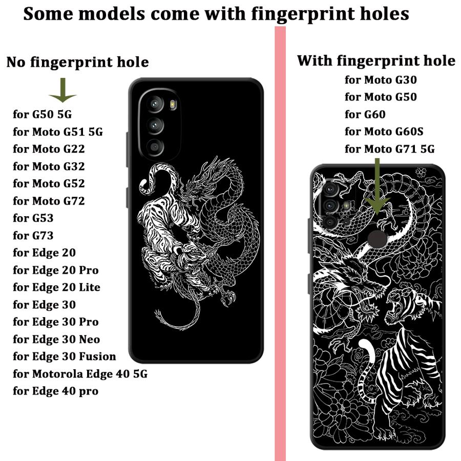 Dragon Tiger Sketch Case for M - Phone Cases Motorola ulasan dan harga