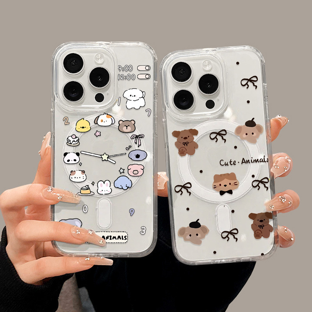 Cute Cartoon Animals Phone Cas - Phone Cases Magsafe ulasan dan harga