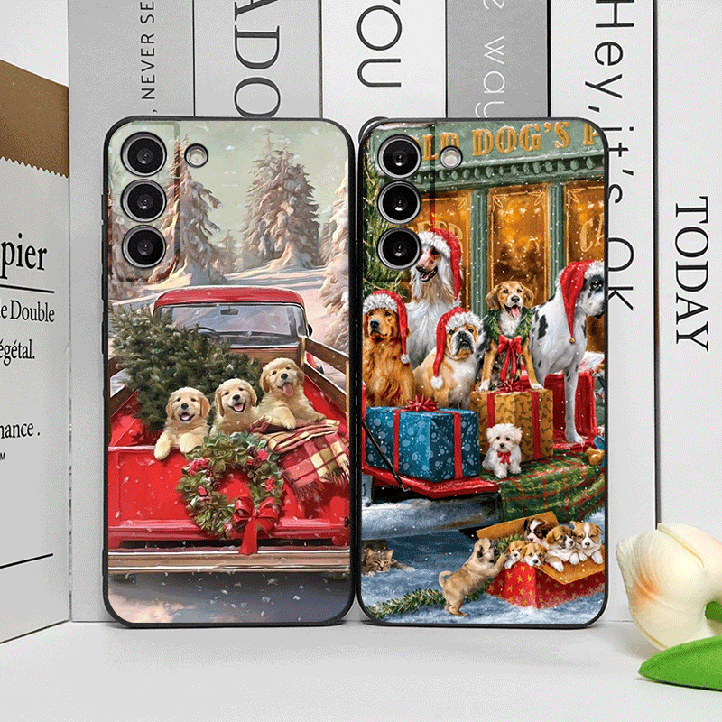 Christmas Trucks Cartoon Dog P - Phone Cases Motorola ulasan dan harga