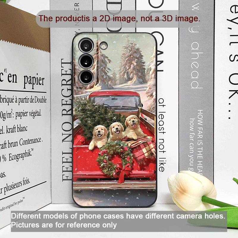Christmas Trucks Cartoon Dog P - Phone Cases Motorola ulasan dan harga