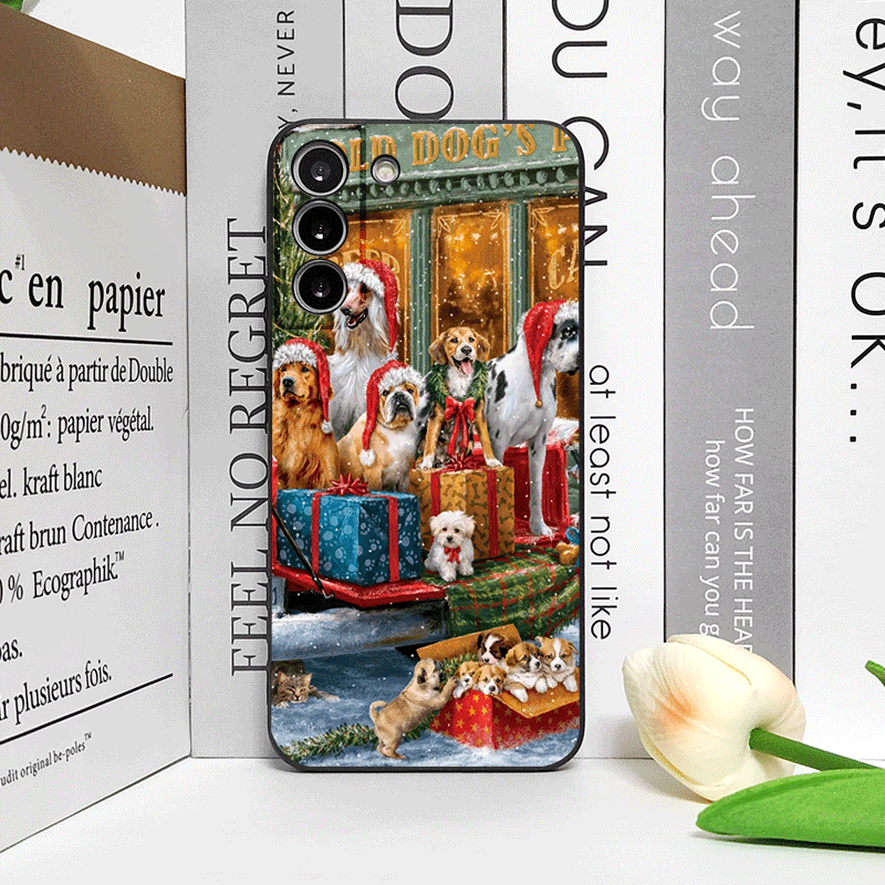 Christmas Trucks Cartoon Dog P - Phone Cases Motorola ulasan dan harga