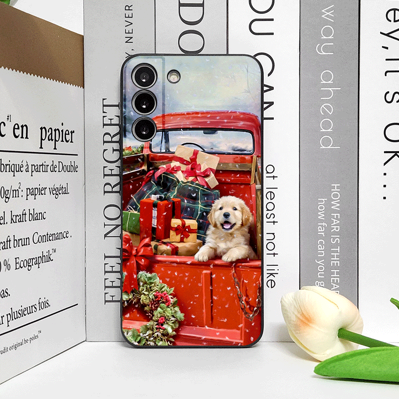 Christmas Trucks Cartoon Dog P - Phone Cases Motorola ulasan dan harga