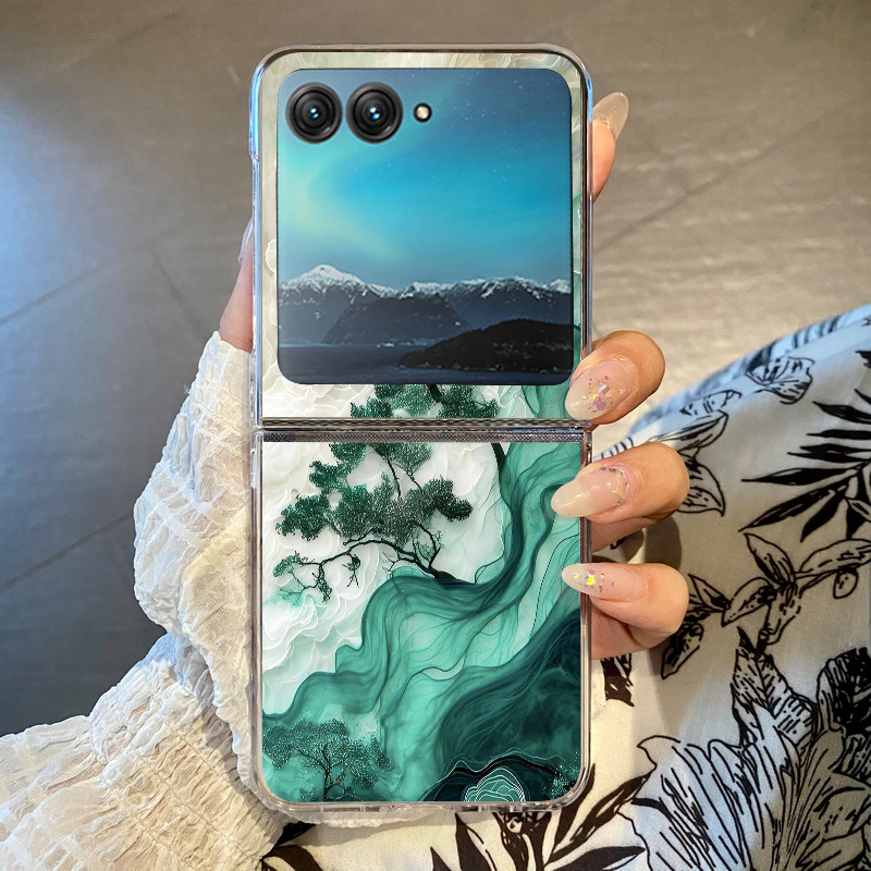 Blue Flowers Forest Print Phon - Phone Cases Motorola ulasan dan harga