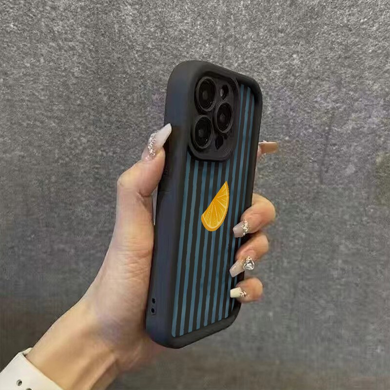 Striped Lemon Slice Pattern Ph - Phone Cases Store ulasan dan harga