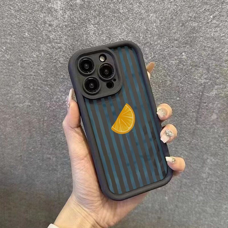 Striped Lemon Slice Pattern Ph - Phone Cases Store ulasan dan harga