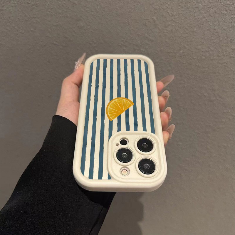 Striped Lemon Slice Pattern Ph - Phone Cases Store ulasan dan harga