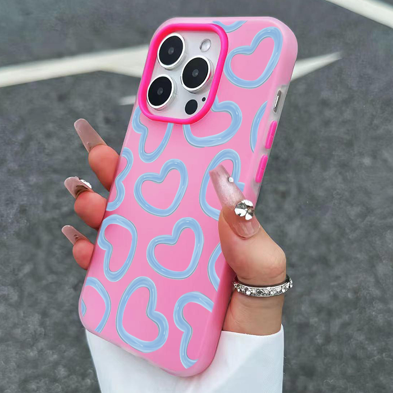 Cute Oil Painting Love Heart P - Phone Cases Store ulasan dan harga