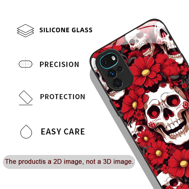 Personality Skull Flower Trend - Phone Cases Motorola ulasan dan harga