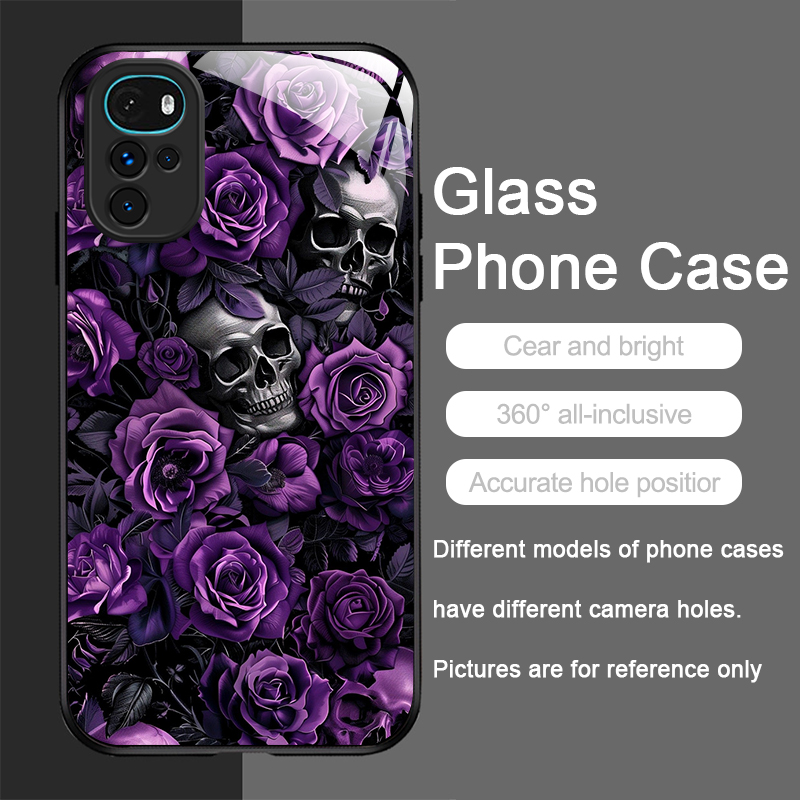 Personality Skull Flower Trend - Phone Cases Motorola ulasan dan harga