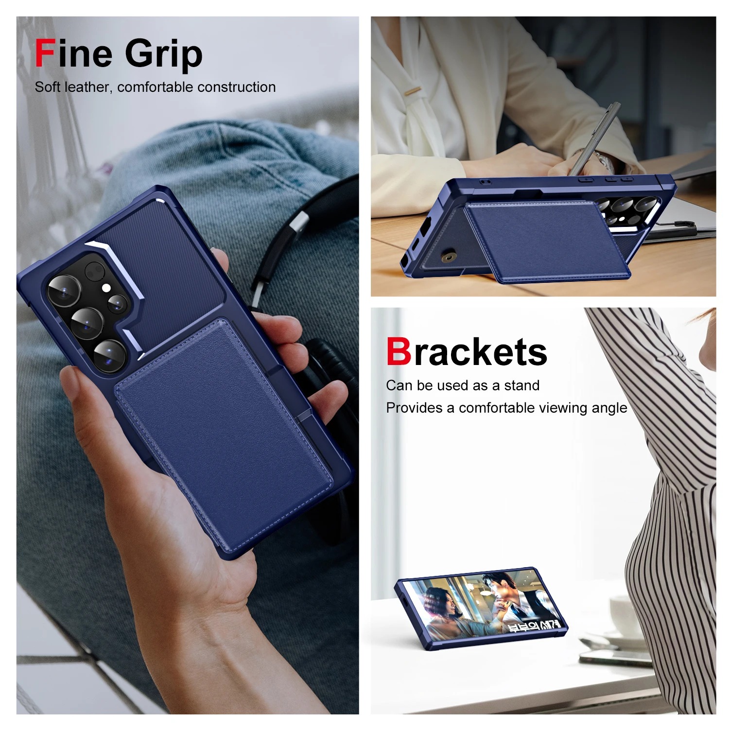 For Samsung Galaxy S26 Ultra S - Leather Folio Wallet Case ulasan dan harga