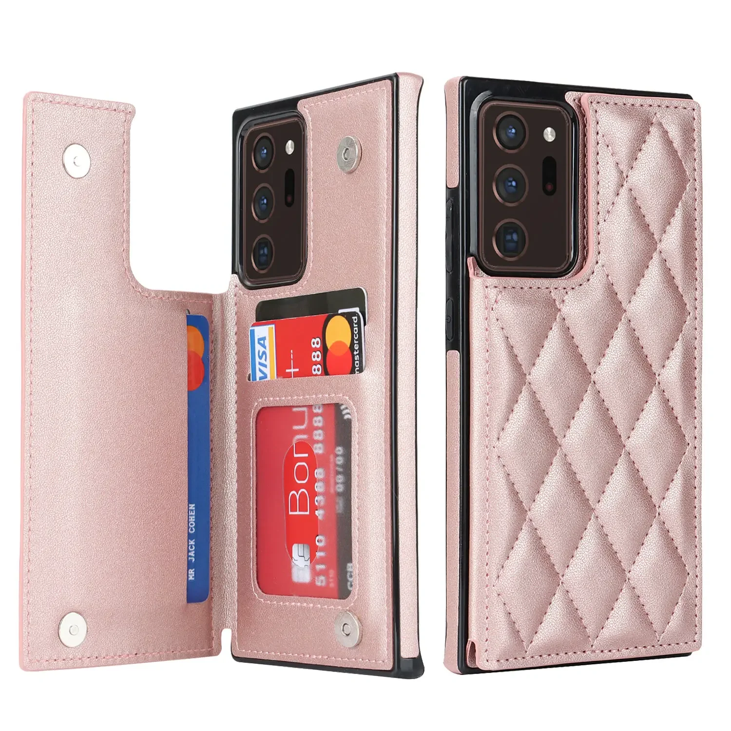 For Samsung Galaxy Note 10 Plu - Leather Folio Wallet Case ulasan dan harga