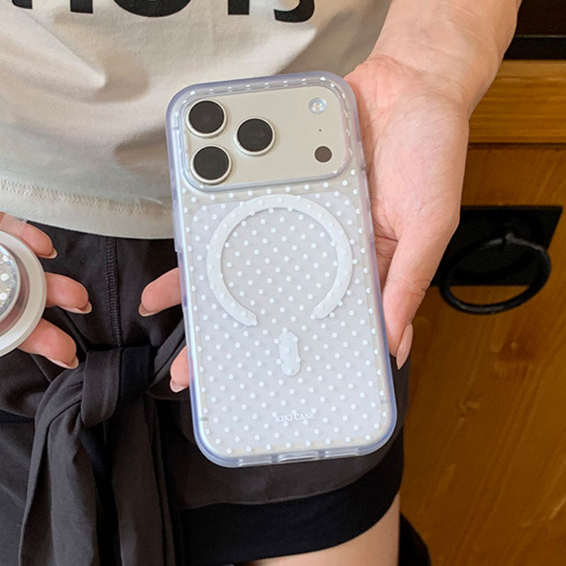 Ins Minimalist Polka Dots For  - Phone Cases Magsafe ulasan dan harga
